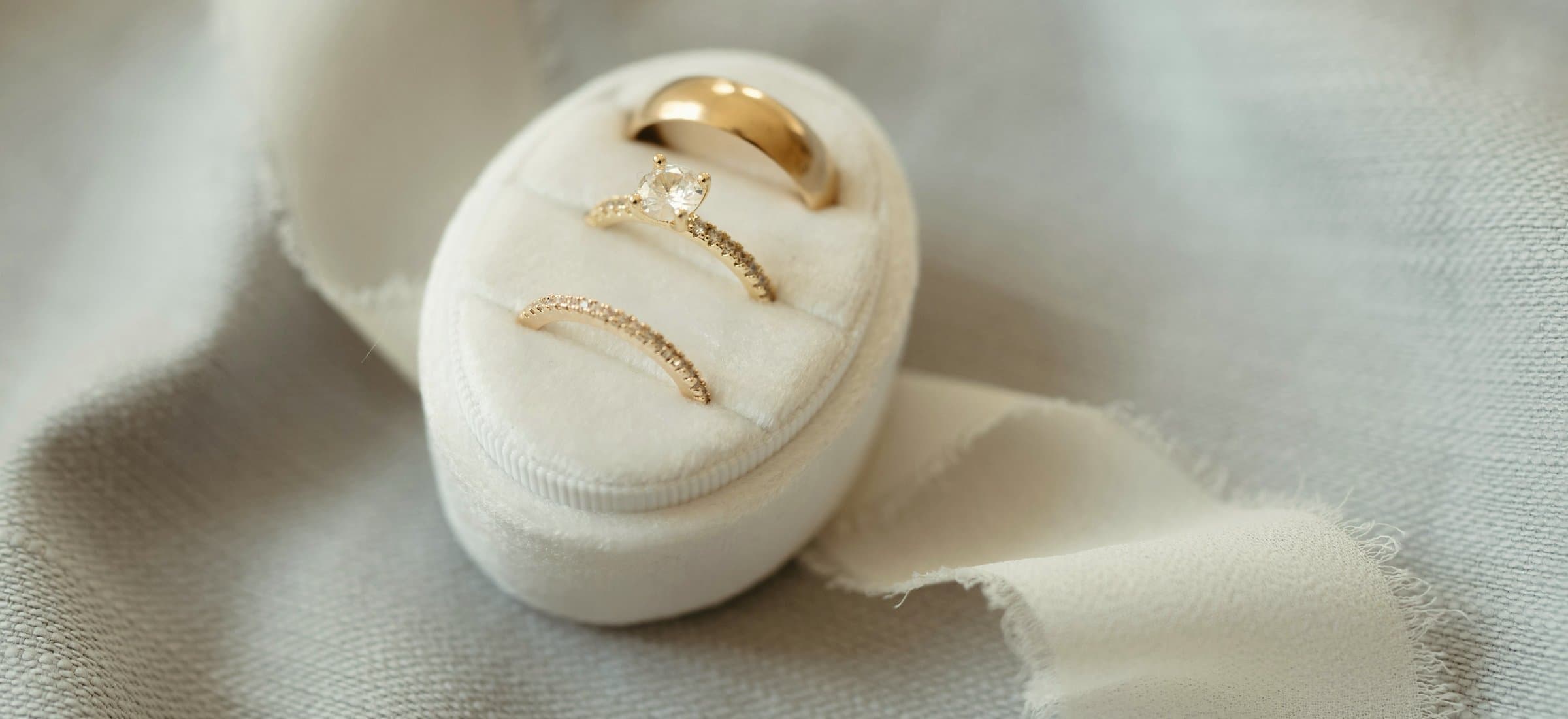 A small jewellery gift in soft daylight